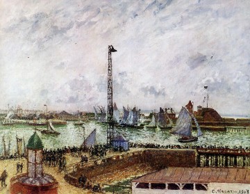 Camille Pissarro Painting - El embarcadero del piloto Le Havre 1903 Camille Pissarro